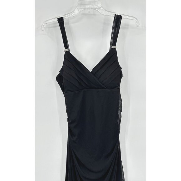 vintage 90s LITTLE BLACK DRESS party goth emo S - Picture 5 of 9